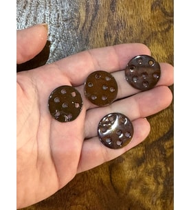 2.50 CM 4 LÜ SEDEF KAHVERENGİ TAKI BONCUĞU