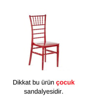 Sağlam Plastik Mandella Trend Çocuk Sandalyesi Kırmızı
