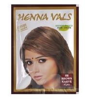 Henna Vals Hint Kınası Saç Boyası Kahve 6x10 gr 