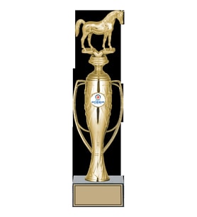 ODAK KUPA - Figürlü Kupalar - At Figürlü Kupalar FG-026 C - 36 cm