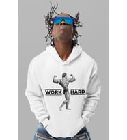 Tasarım Arnold Bodybuilding Fitness Sporcu Baskılı Unisex Oversize Hoodie