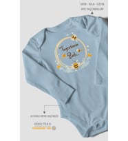 Teyzesinin Balı Uzun Kollu Çıtçıtlı Bebek Body