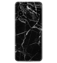General Mobile GM 24 Pro Kılıf Resimli Desenli Baskılı Silikon Fragile Black Mermer 1378