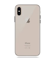 Apple iPhone XS Transparent Slim Case Gri