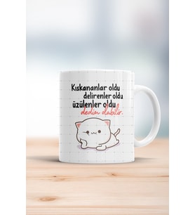 Üzülenler Oldu Dedim Olabilir Kupa Bardak