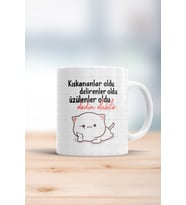Üzülenler Oldu Dedim Olabilir Kupa Bardak