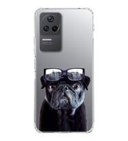 PrintiFy Xiaomi Poco F4 ile Uyumlu 1mm Slim Fit Köpek 3 050f Baskılı Şeffaf  Kılıf