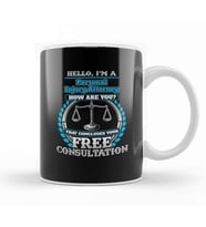 Lawyer Humor For A Personal Injury Attorney Kupa Bardak Porselen