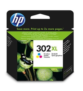 Hp 302Xl F6U67Ae Renkli 3'Lü Kartuş Yüksek Kapasiteli