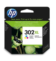Hp 302Xl F6U67Ae Renkli 3'Lü Kartuş Yüksek Kapasiteli