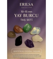 Sertifikalı Yay Burcu Doğal Taş Kütle Seti 10-15 mm - Pozitif Enerji ve Ruhsal Farkındalık Taşları (Çok Renkli)