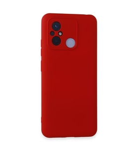 Redmi 12C Kılıf Nano Içi Kadife Silikon - Kırmızı