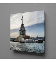 KIZ KULESİ KANVAS TABLO 170x170cm