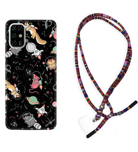 Casper E30 F20 X20 Kılıf Boyun Asklı Rasta Silikon Planet Animals 1771
