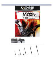 Sasame Long Shaft (Uzun Gövde) F-848 Tekli Olta İğnesi 6 No / 24 Adet
