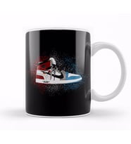 Air Jordan 1 Red White Blue Sporty Basketball Kupa Bardak Porselen