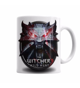 Wolf The Witcher Kupa Bardak Porselen