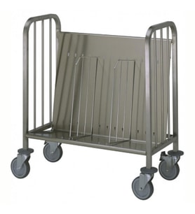 Electrolux Professional 1 Taraflı Tabak Arabası, 150 Tabaklık, Yükseklik=835 Mm PTR150