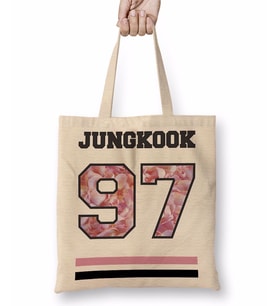 Bts Jungkook 97 Bez Çanta Uzun Saplı