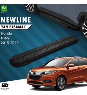 S-Dizayn Honda HR-V 2 NewLine Siyah Yan Basamak 173 Cm 2015-2020 A+ Kalite