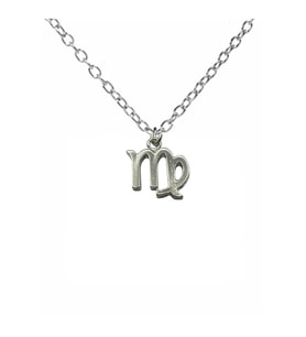 Başak Burcu Sembol Kolye – 60 cm Zincirli, Zamak Kaplama Unisex Astrolojik Tasarım
