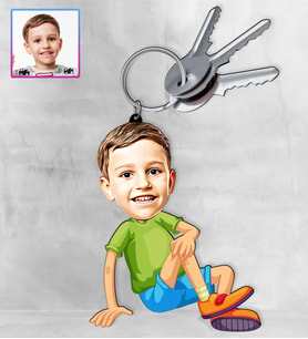 Kişiye Özel Karikatür Tasarım Anahtarlık 97331