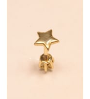14 Ayar Altın Piercing Tragus Küpe