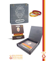 Galatasaray Orijinal Lisanslı Sarı Kırmızı 1905 2'li Bileklik Hediyelik Kutulu (Sarı-Kırmızı)