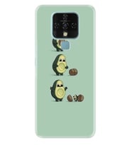 Tecno Camon 16 18P Pova Pova 3 Pova Neo Kılıf Desemli Silikon Avokadolar1352