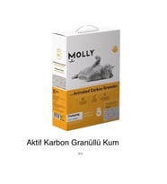 Molly Aktif Karbon Granüllü Topaklanan Kedi Kumu
