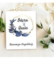 Takı Kartı - Söz Nişan, Düğün  Hatırası - Şans Bilekliği, Anahtalık, Toka, Takı, İnci Küpe Kartı