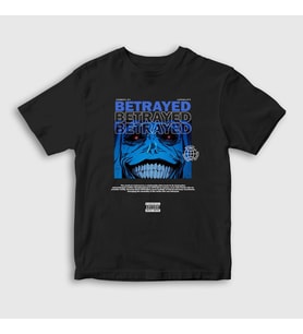 Presmono Unisex Çocuk Siyah Statue Of God Betrayed Solo Leveling T-Shirt 437138tt