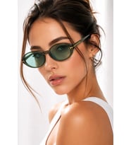 Premium Lüks Tasarım Oval Güneş Gözlüğü