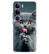 Vivo V40 Lite Kılıf Boutique Baskılı Resimli Komik Kedi Pcode -008