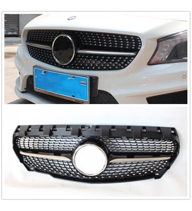 Mercedes W117 CLA Diamond Amg Ön Panjur Izgara Seti 2013-2015 Arası