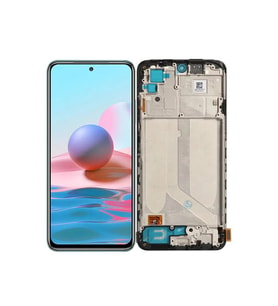 Xiaomi Redmi Note 10 S ile Uyumlu Oled Ekran Dokunmatik Çıtalı (Siyah)