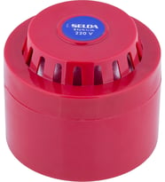 1001-220V İkaz Kornası (Plastik)