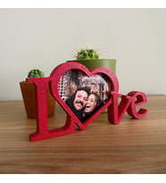 Kişiye Özel Love Temalı Masaüstü Fotoğraf Çerçevesi
