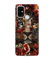 Casper Via F20 Kılıf Resimli Desenli Baskılı Silikon Kılıf Flowers Baby Tiger 1336