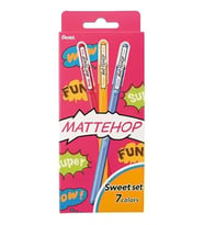 Pentel 1.0 Mm Parlak Jel Roller Kalem - 7 Adet Blisterli - Mattehop (Standart)