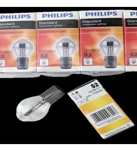 10 ADET MOTOSİKLET FAR AMPUL S2 12x35/35 BOSCH TİPİ PHLIPS