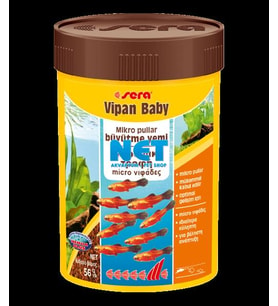 Sera Vipan Baby Nature 100 ml. 56 gr SKT:11/2028 Yavru Balık Yemi Orjinal Kutu