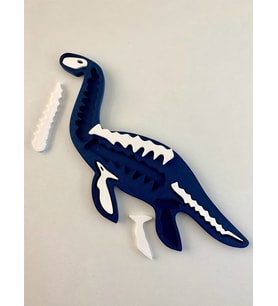 Plesiosaurus Dinazor Çocuk Okul Kreş Eğitici Öğretici Sevimli Puzzle