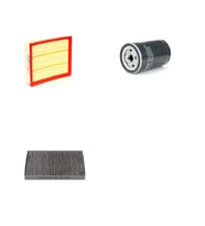 Bosch Filtre Bakım Seti Volkswagen Passat 2.0 Benzin 2001-2005 Hava + Yağ F. + Polen Filtre Bosch