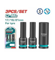 TOTAL 3 PARÇA 1/2 ALTI KÖŞE DARBELİ DERİN LOKMA SETİ THKISD12042L