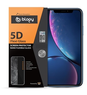 Blogy iPhone 11 Pro Max / XS Max ile Uyumlu Flexi 5D Ekran Koruyucu (Şeffaf)