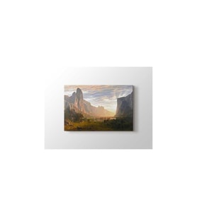 Albert Bierstadt - Looking Down Yosemite Valley California 1865 Tablo - 106274 - 40x30 Cm
