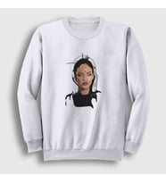 Presmono Unisex Beyaz Cool Rihanna Sweatshirt 331741tt