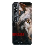 Tecno Spark 6 6 Go 8C 8 Pro 7 7 Spark 9 Pro Kılıf Desemli Silikon Wolf Eyes 1758