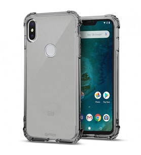Blogy MI A2 Lite ile Uyumlu Crystal Fit Kılıf Smoke Black